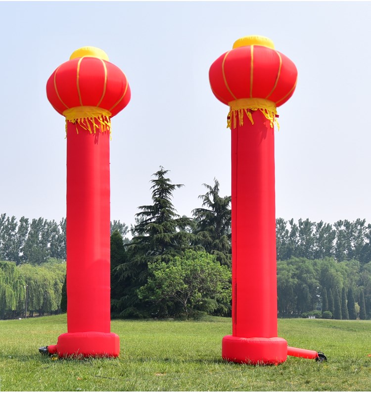 海珠庆典灯笼柱
